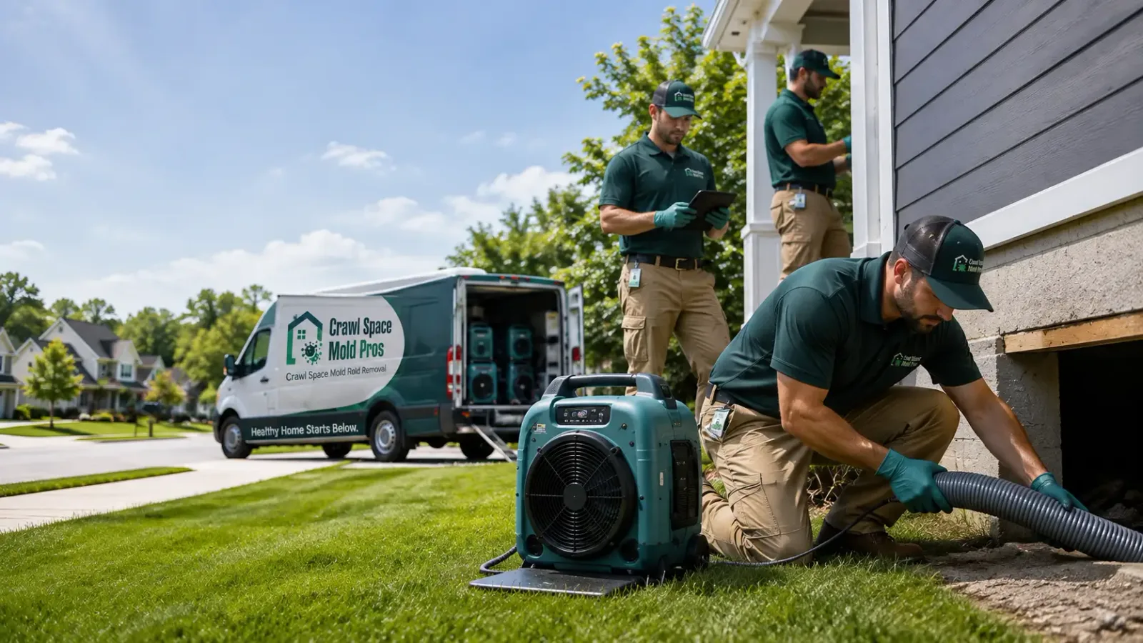 Crawl Space Mold Removal in Bushnell, FL